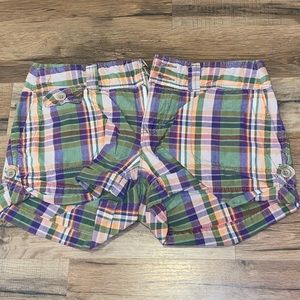American Eagle Plaid Shorts